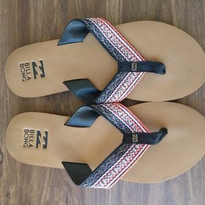 Billabong Flip Flops Size 10
